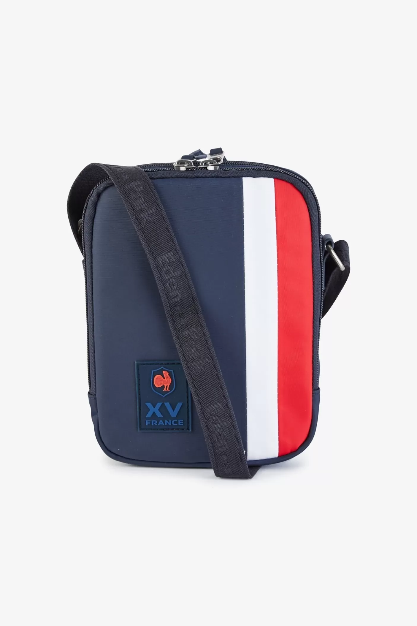 Hot Besace Rectangulaire XV De France Tricolore Homme Sacoches