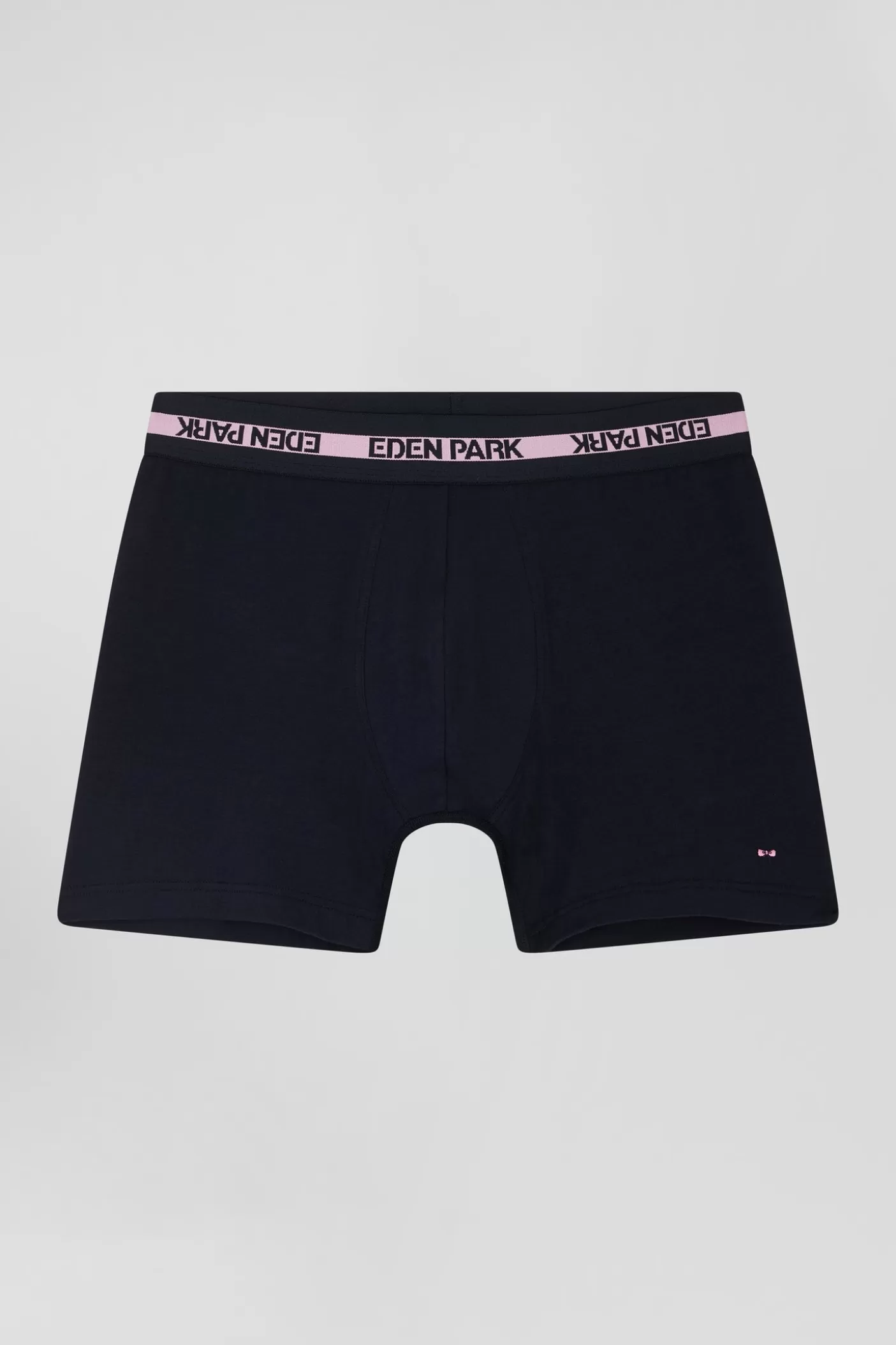 Best Boxer En Coton Stretch élastique Taille Siglé Bleu Marine Homme Sous-Vêtements