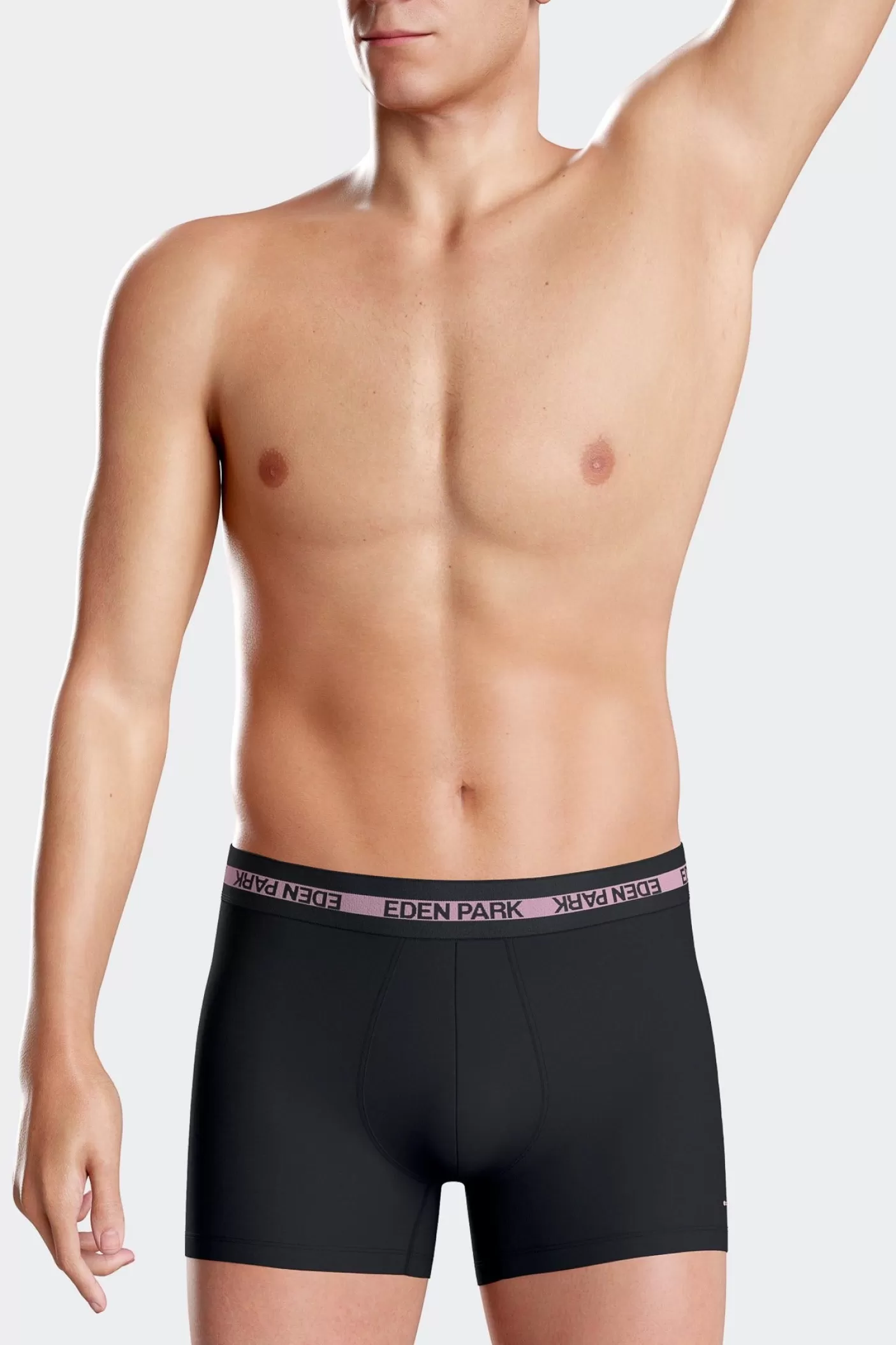 Best Boxer En Coton Stretch élastique Taille Siglé Bleu Marine Homme Sous-Vêtements