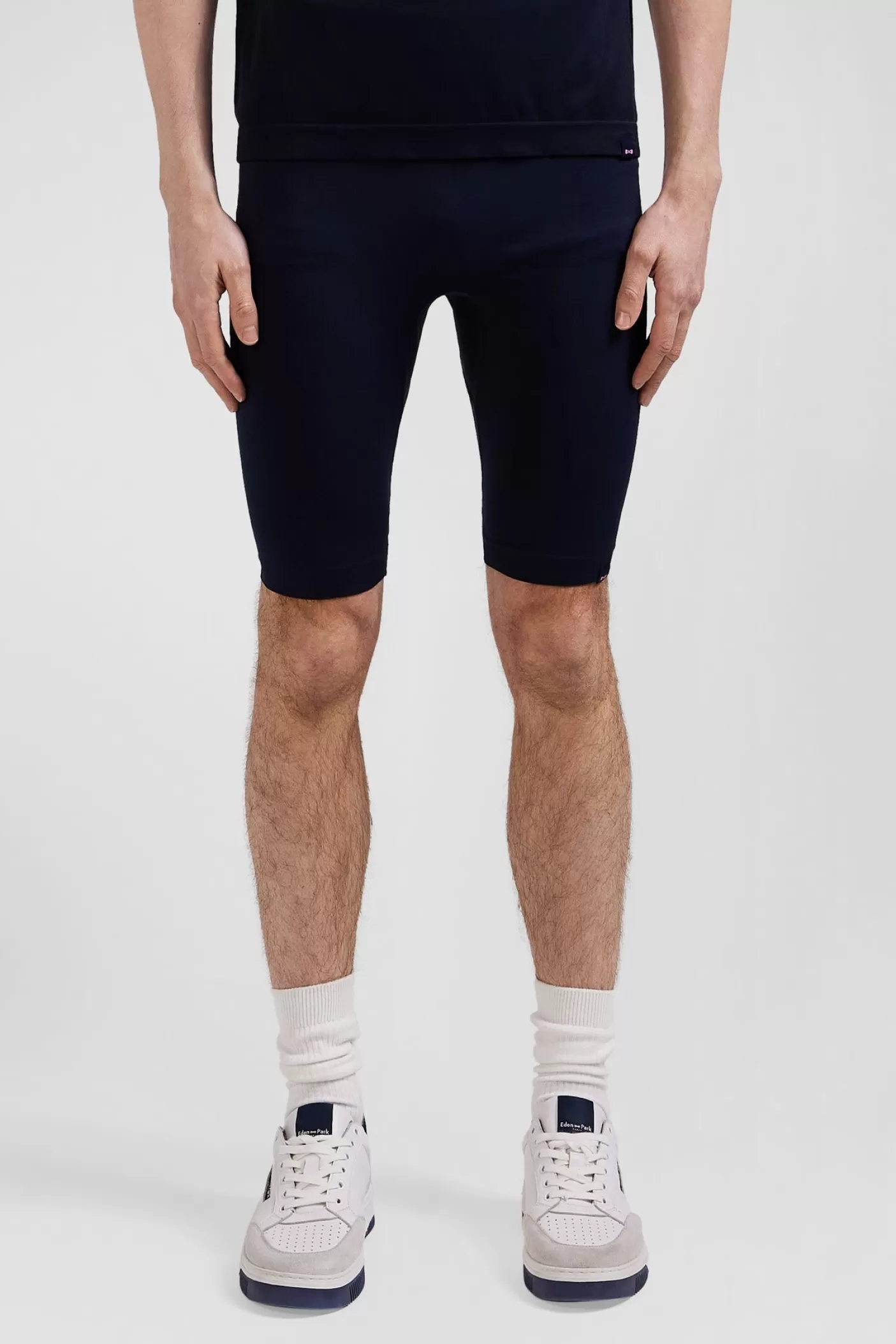 Hot Cycliste De Sport Stretch Bleu Marine Homme Shorts Et Bermudas