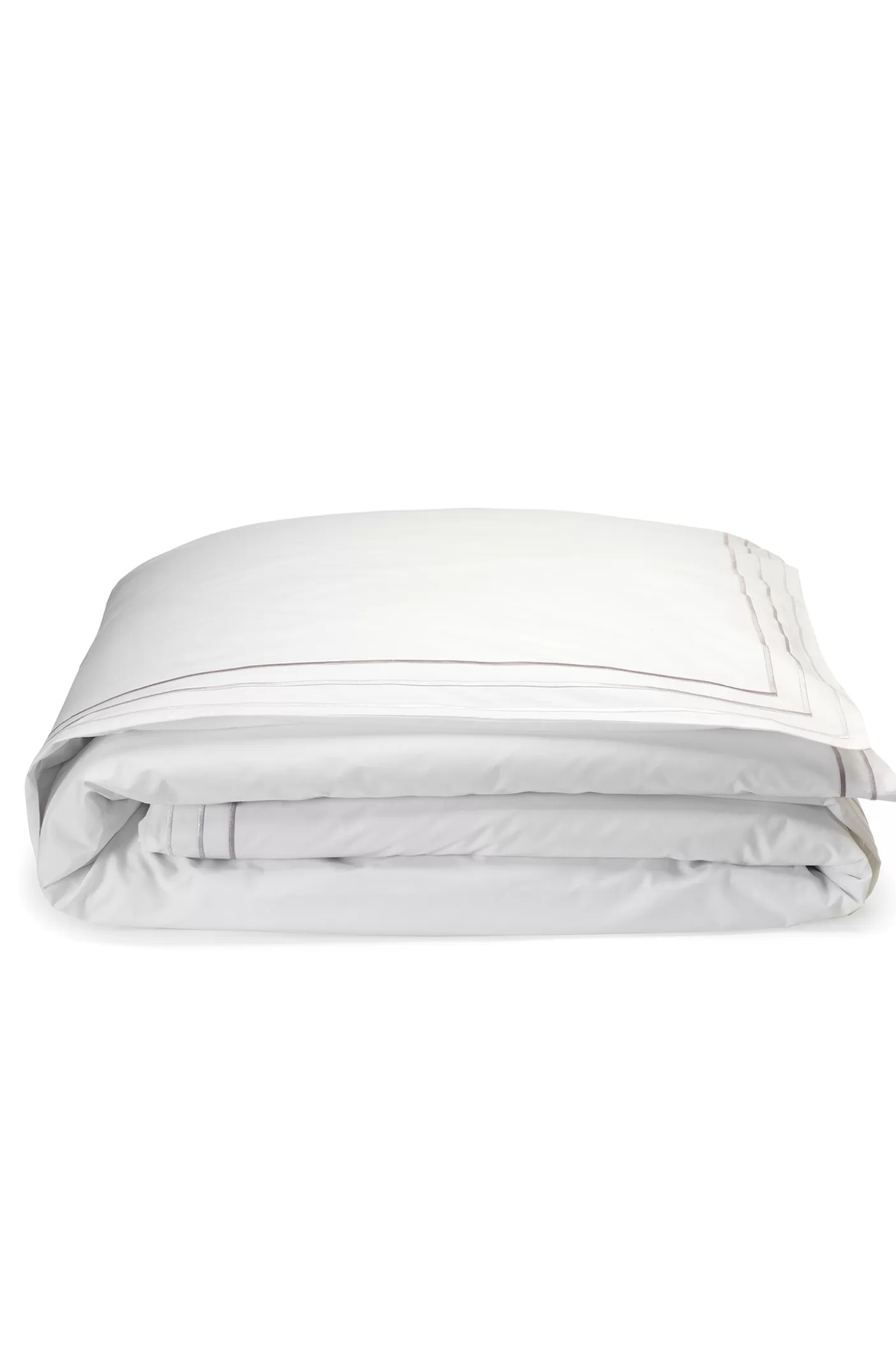 New Housse De Couette Blanc Et Argenté - Avec Toi Et Les Bleus Housses De Couette