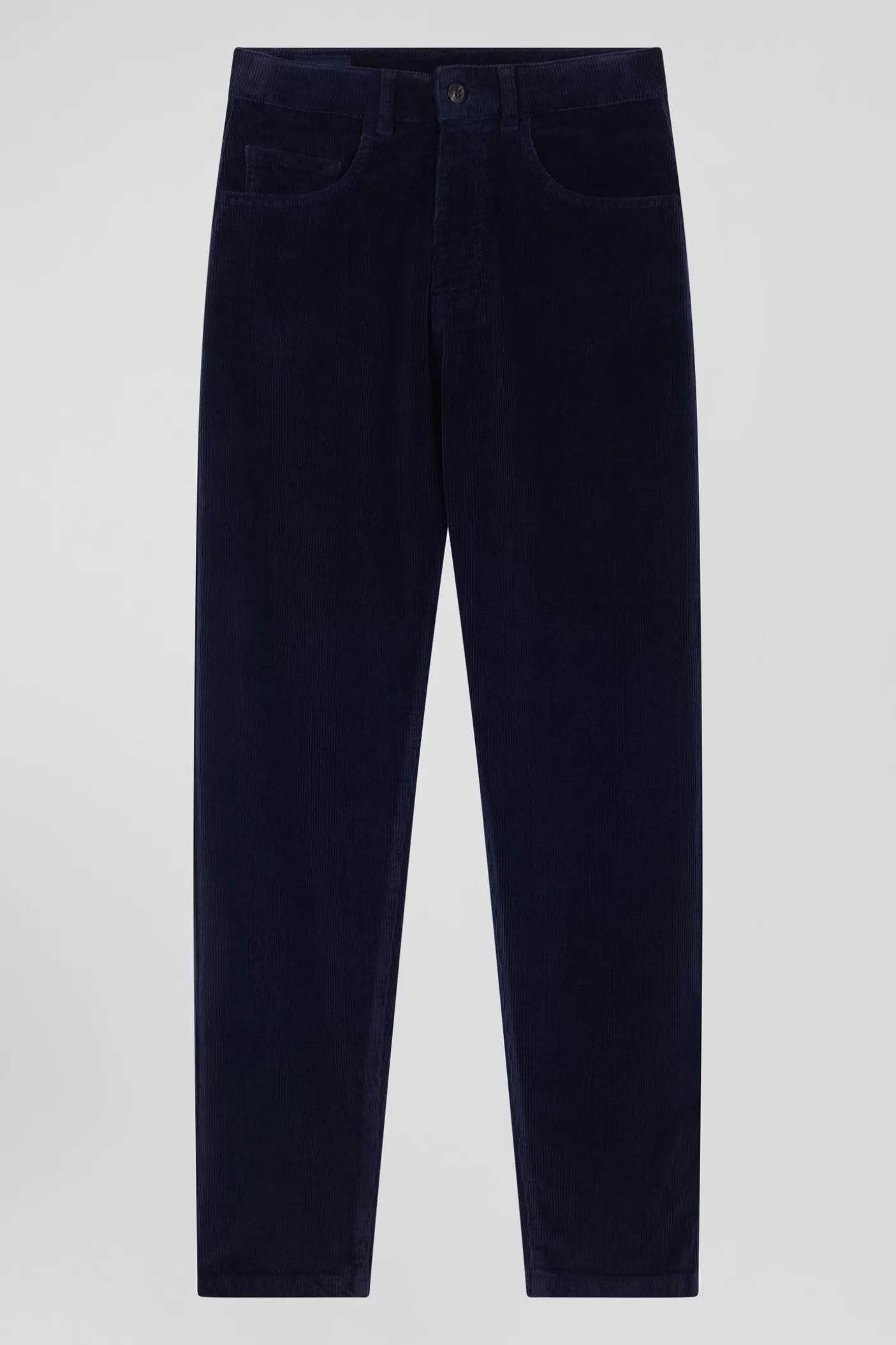 Best Sale Jean 5 Poches En Coton Stretch Bleu Marine Coupe Comfort Femme Pantalons Et Shorts