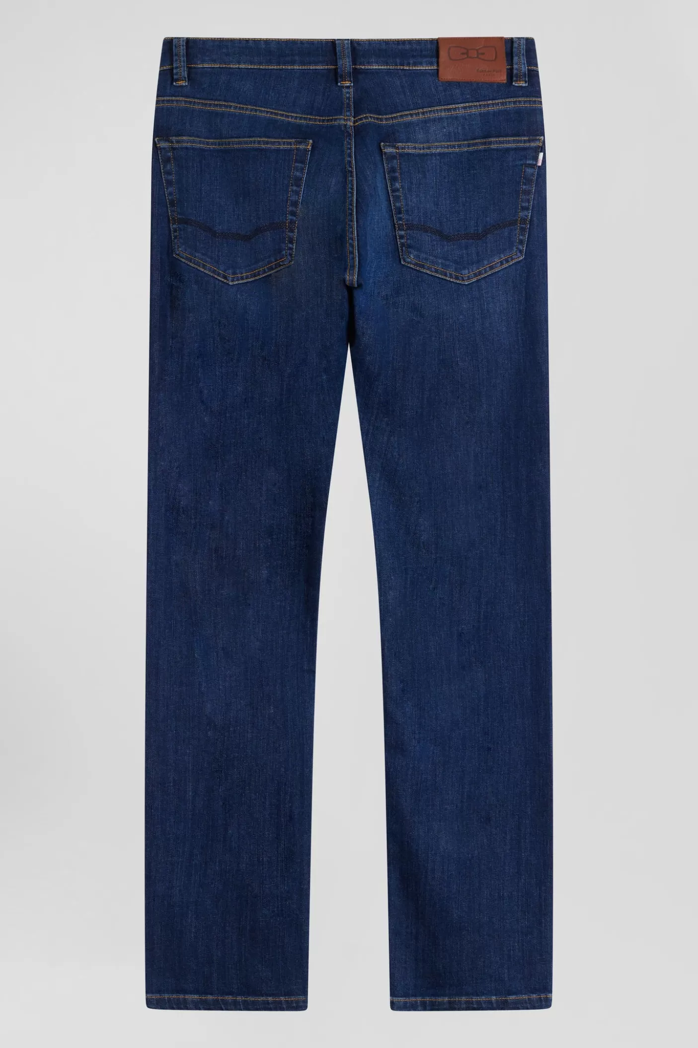 Best Jean En Coton Denim Stretch Brut Coupe Regular Délavage Stone Wash Homme Pantalons