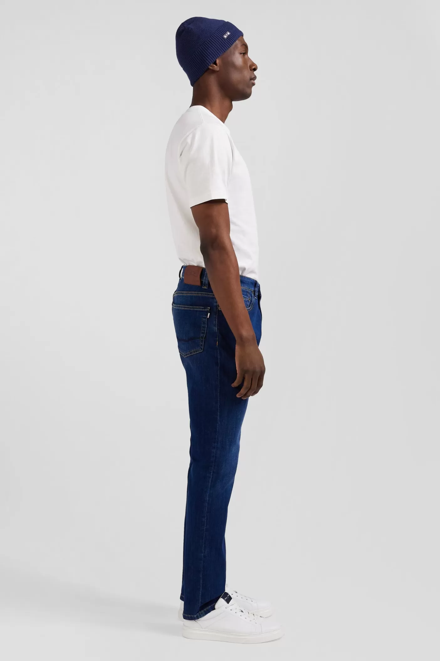 Best Jean En Coton Denim Stretch Brut Coupe Regular Délavage Stone Wash Homme Pantalons