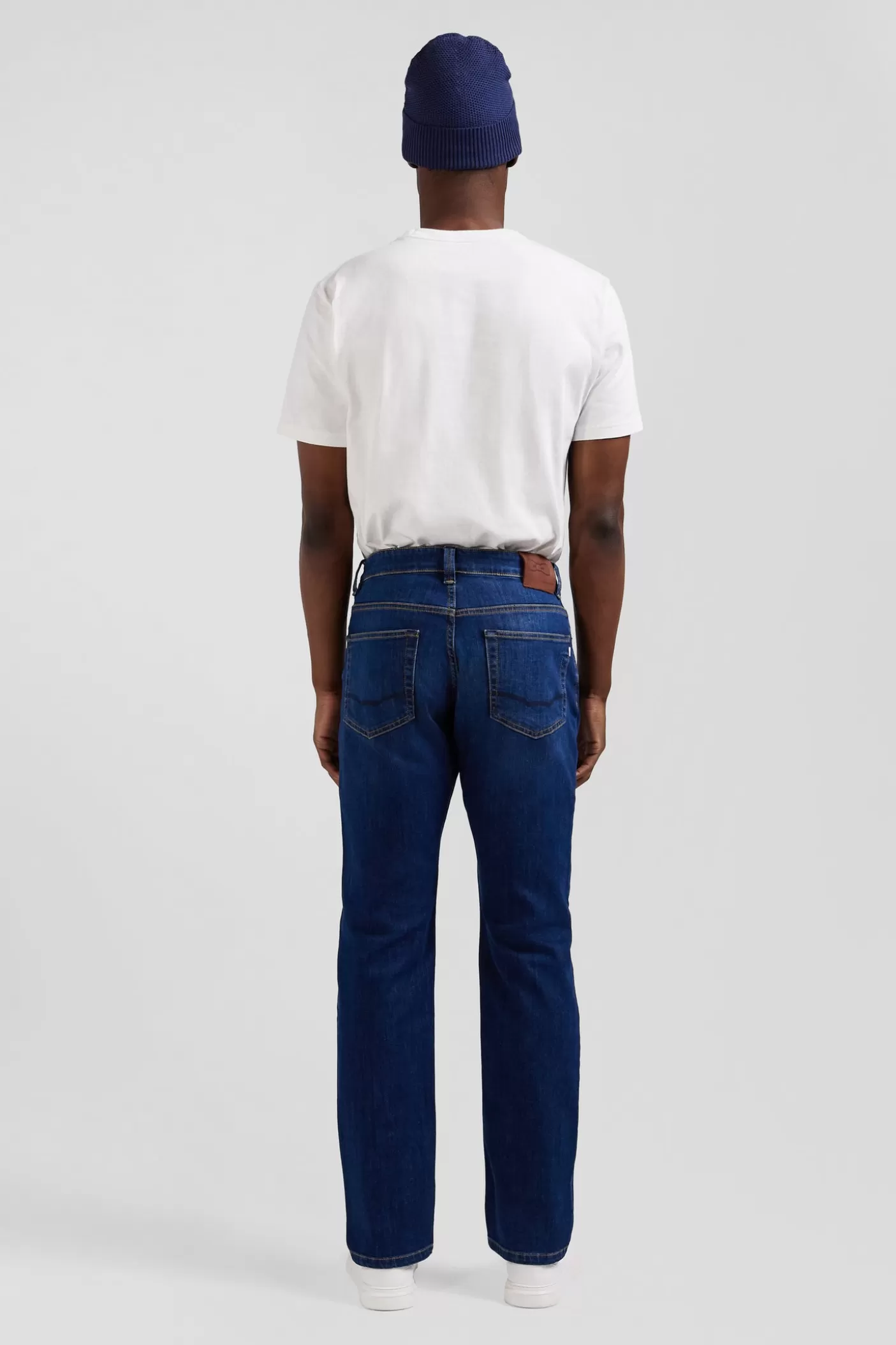 Best Jean En Coton Denim Stretch Brut Coupe Regular Délavage Stone Wash Homme Pantalons