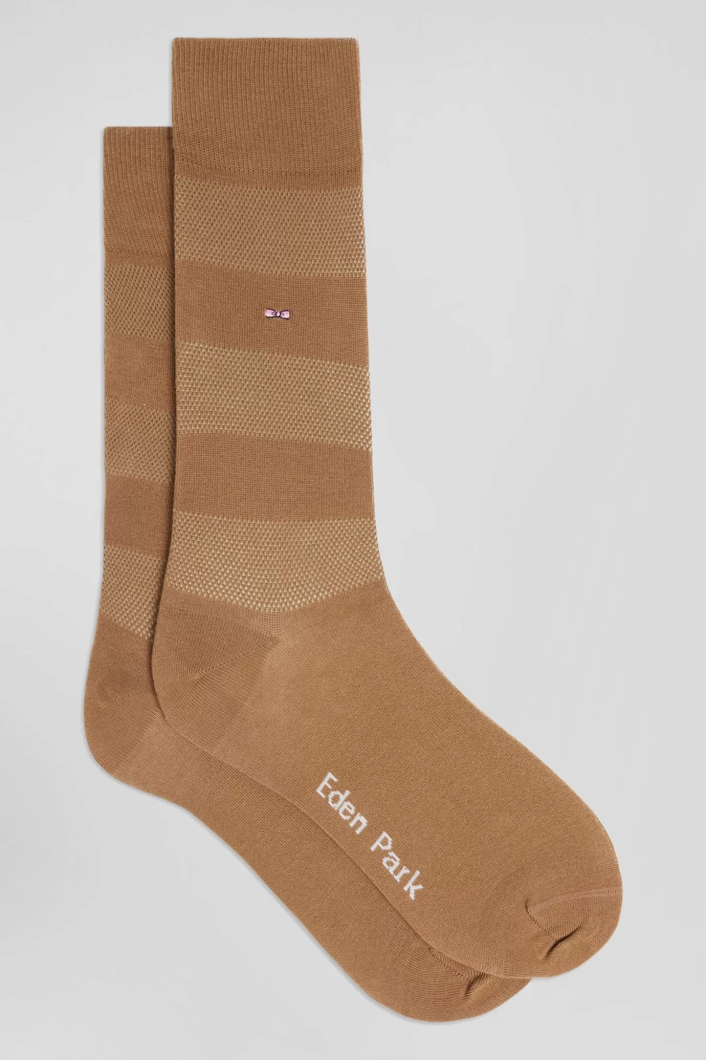 Best Paire De Chaussettes Marron à Jeux De Maille En Coton Stretch Femme/Homme Accessoires | Chaussettes