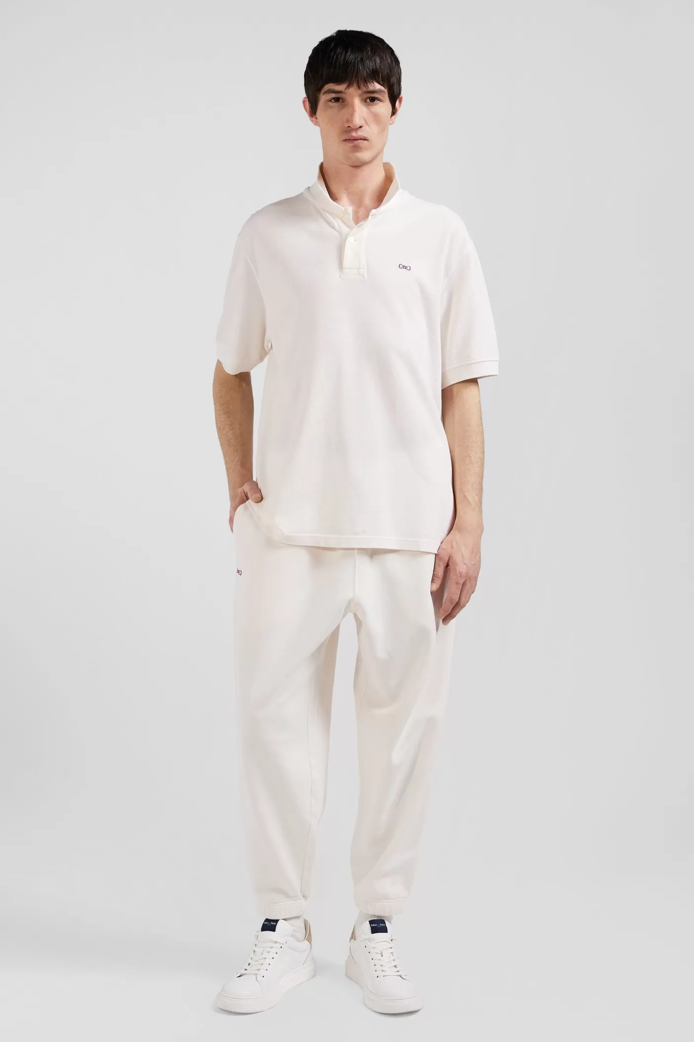 Outlet Polo Manches Courtes Unisexe En Piqué Coton écru Surteint Coupe Oversized Femme/Homme Polos | Polos