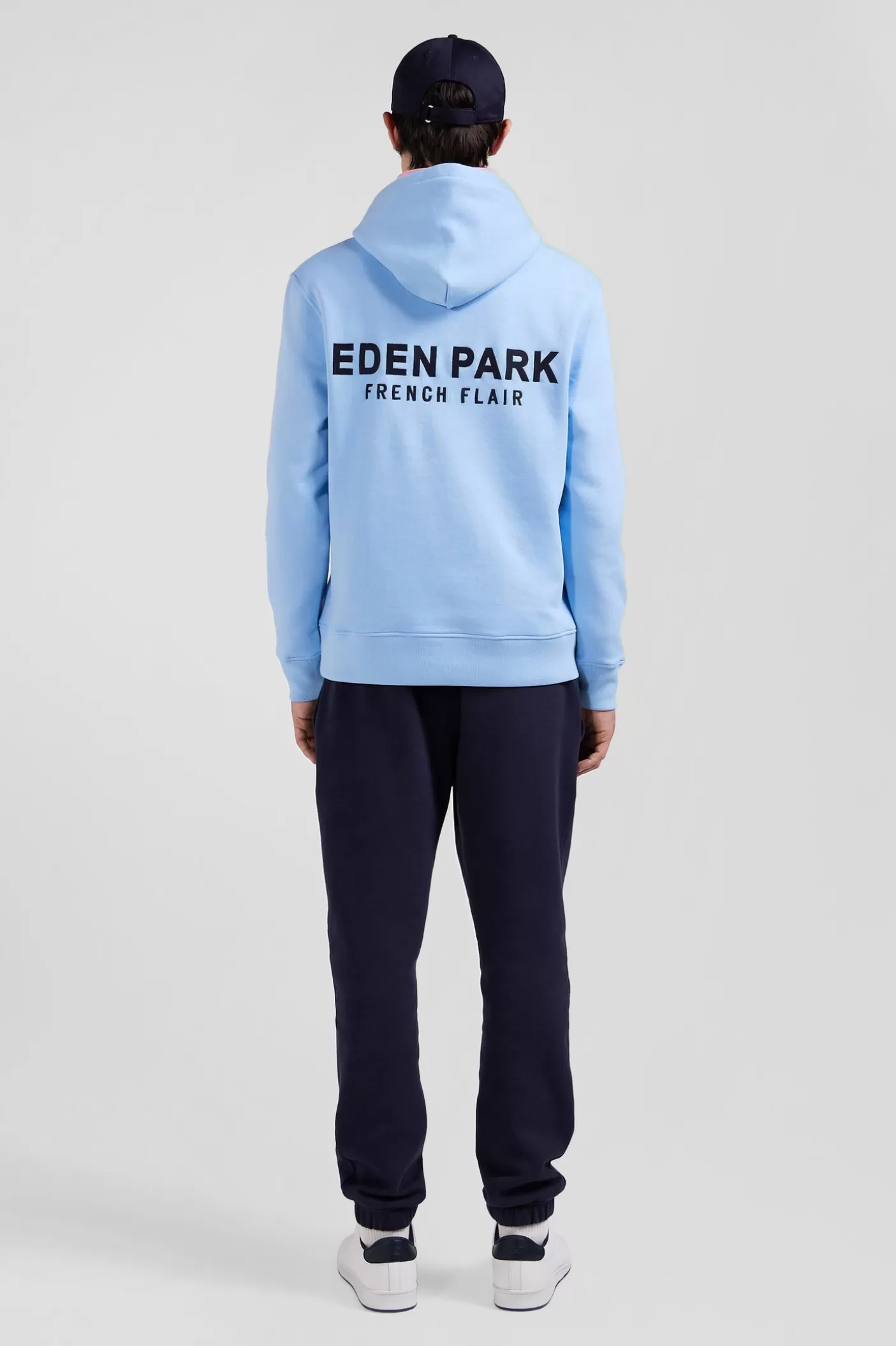Best Sale Sweatshirt à Capuche En Molleton Ciel Broderie Coupe Regular Homme Sweats