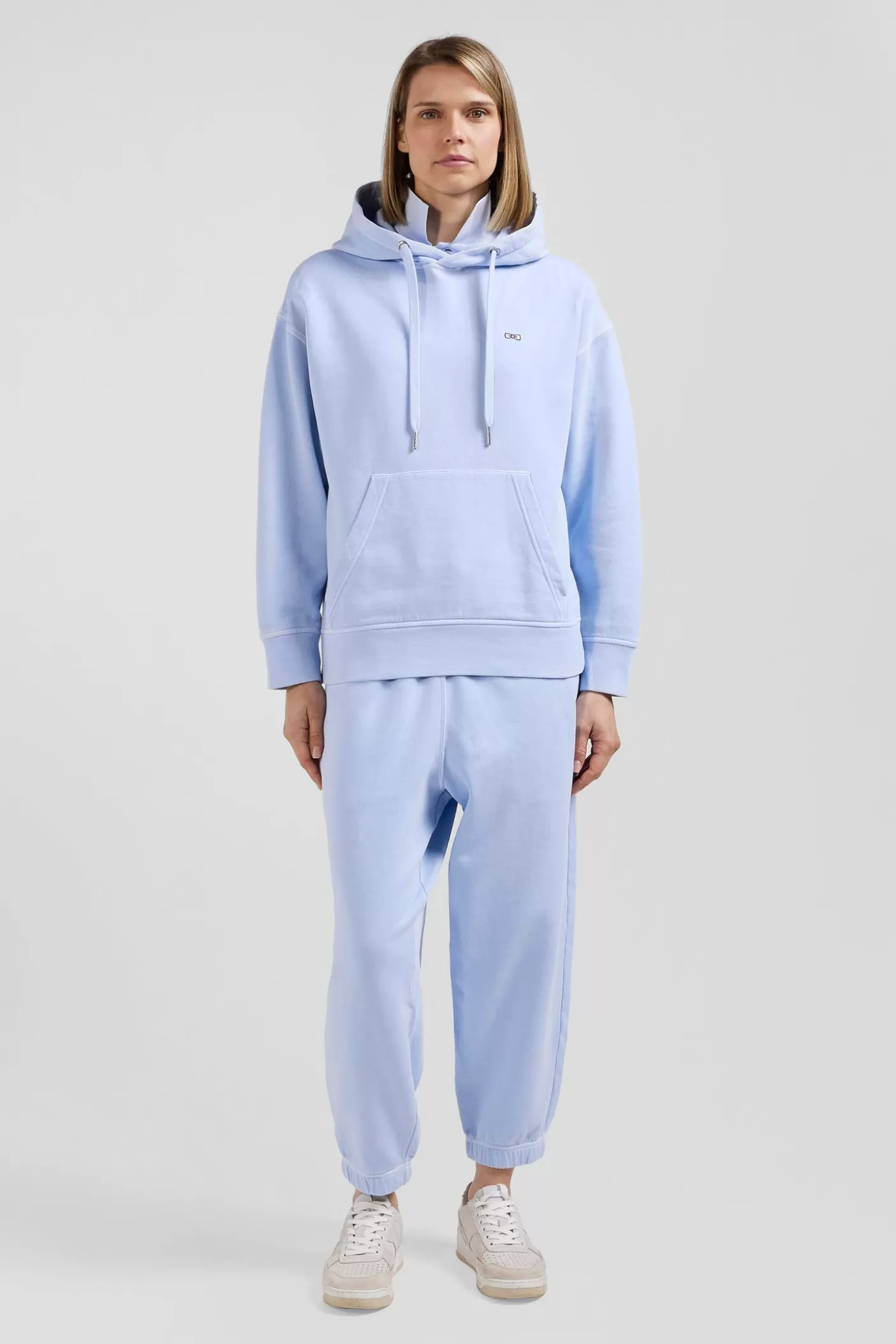 Online Sweatshirt à Capuche Unisexe En Molleton Coton Ciel Surteint Coupe Oversized Femme/Homme Sweats | Sweats