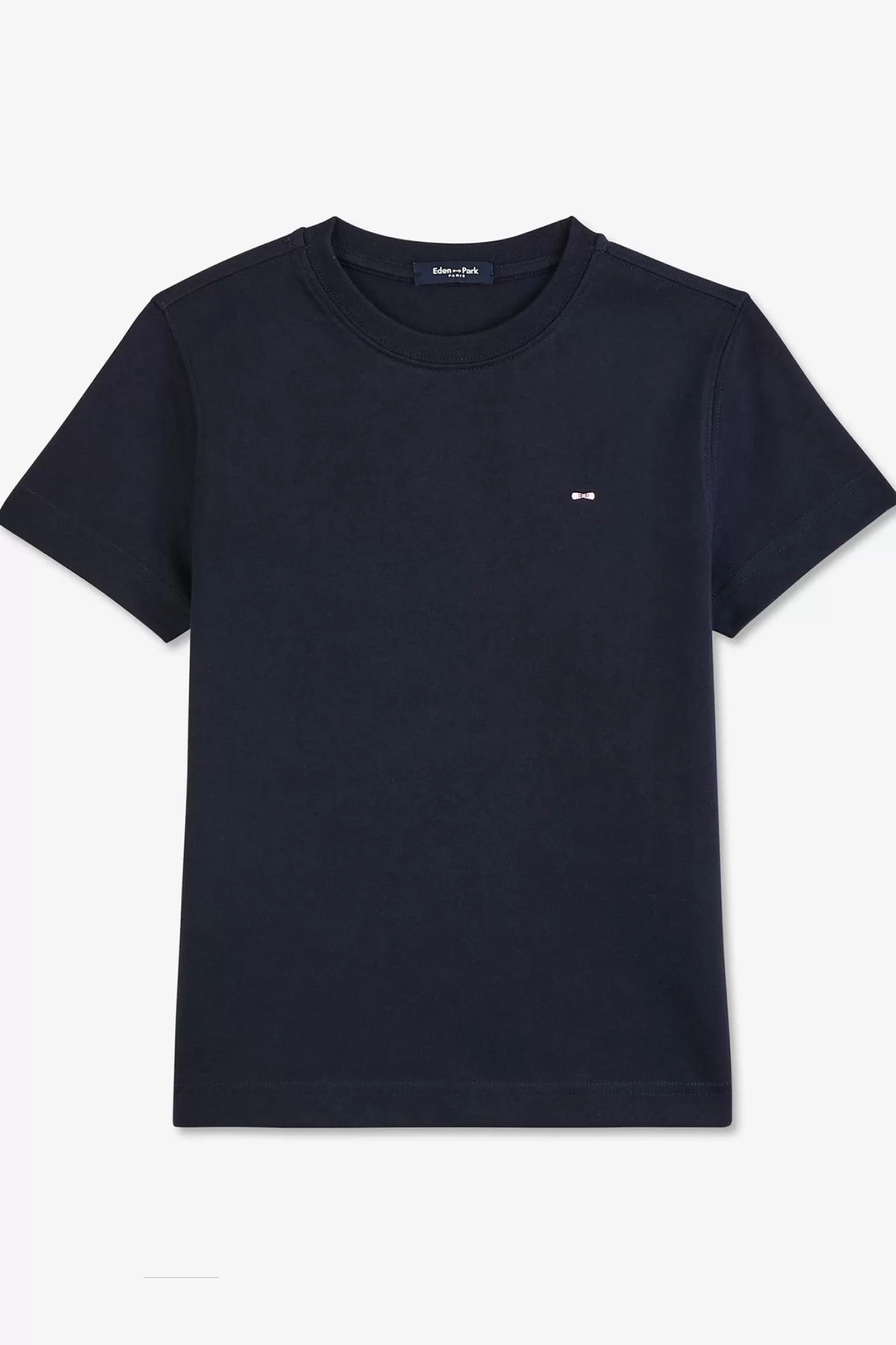 Sale T-shirt Bleu Marine à Broderie Nœud Dos Homme T-Shirts